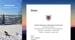 Desktop Screenshot of hammelbach.de